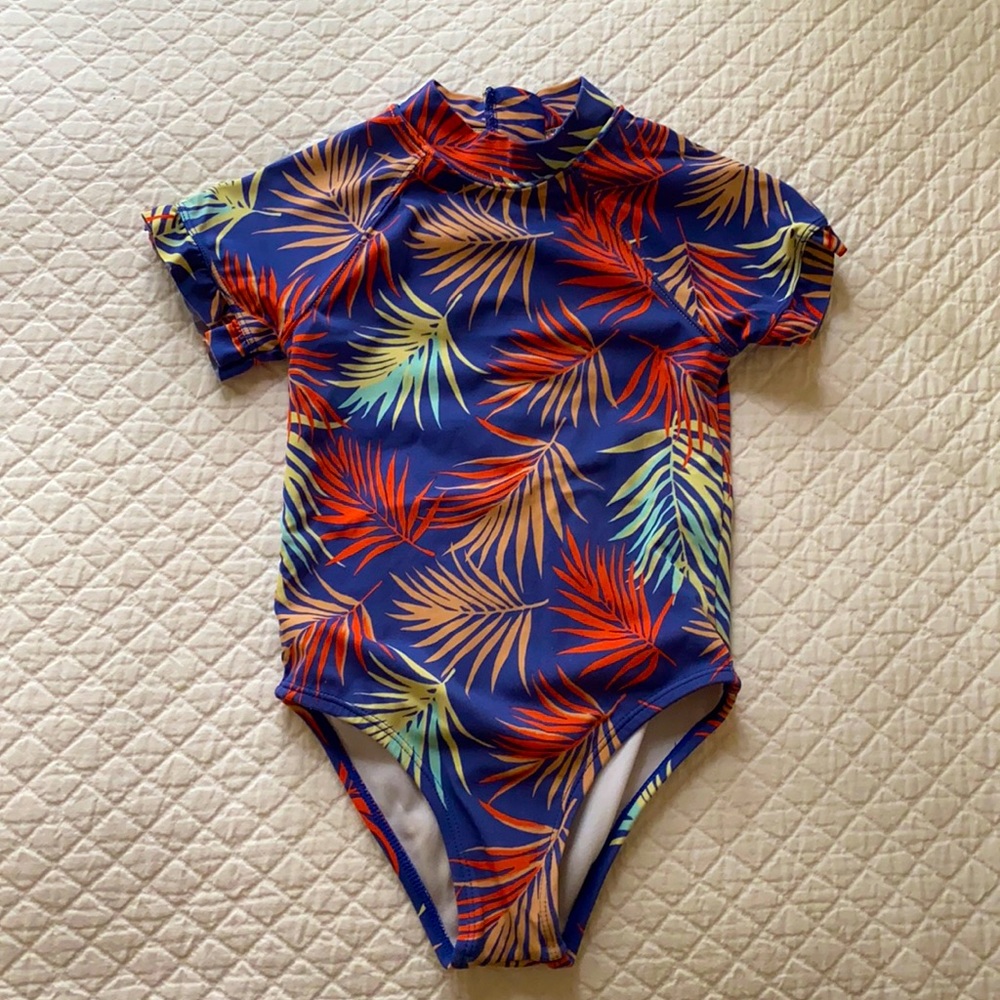 Janie and Jack Tropical One piece swimmer.